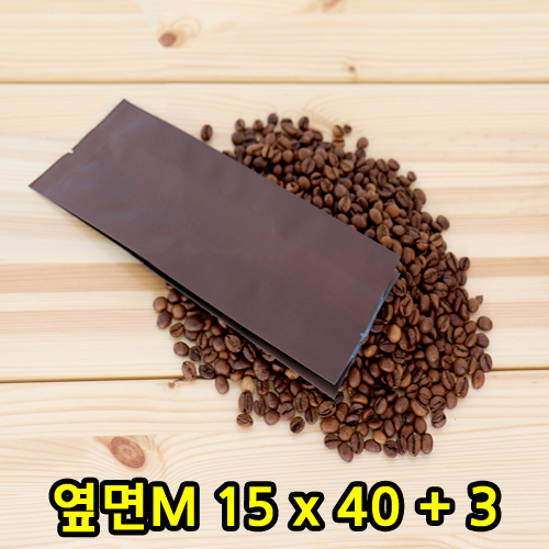 (단종)M자형-커피봉투(초코)15x40x3(옆면M)