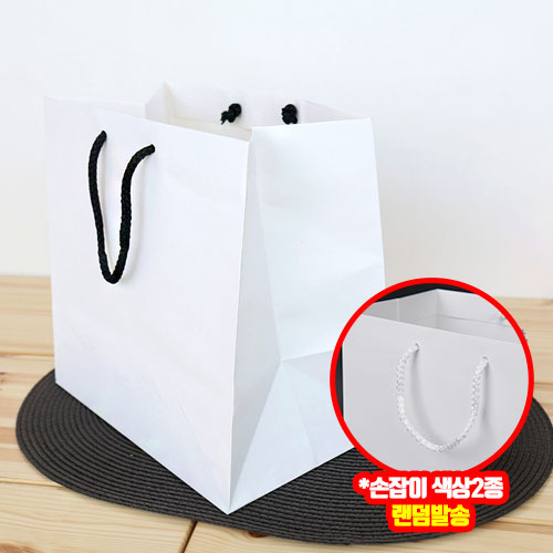 KJ-쇼핑백-백색수동도시락