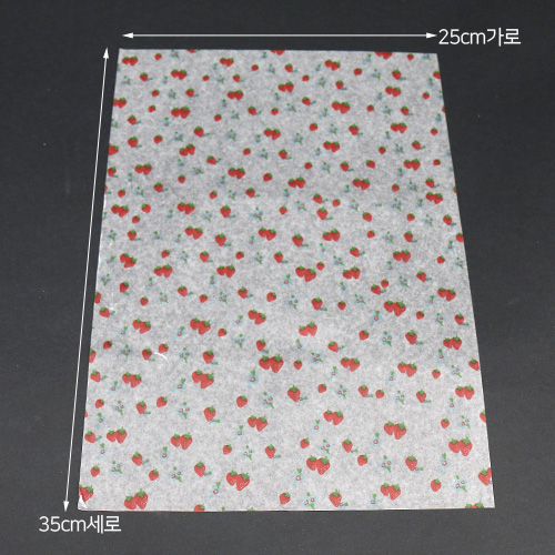 LBS-양면양면왁스페이퍼-딸기(25x35)